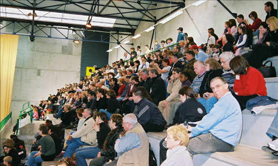 L'impatience du public...